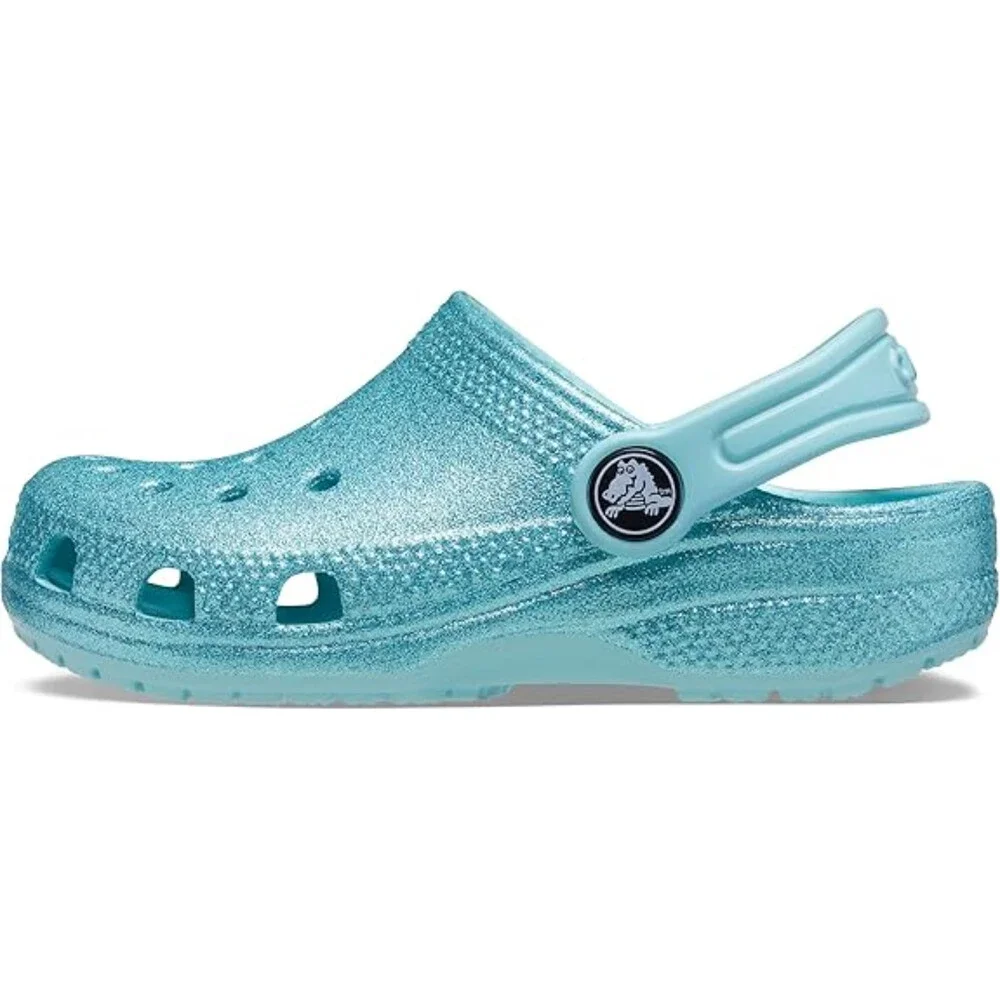 Crocs Classic 206992-461 Clog Toddler US 5 M Blue Glitter Casual Shoes GBO3409